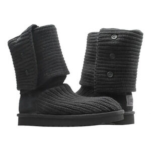 Ugg Classic Cardy II knit Boots, Very Good Pre-loved Condition